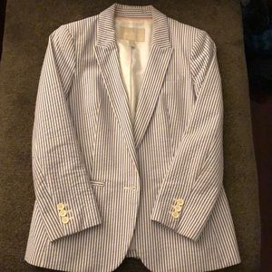 Banana Republic 6P Seersucker Blazer